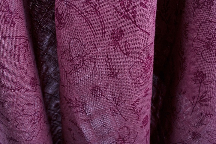 Actual product image Filibabba Muslin diapers GOTS - Fall Flowers (65 cm, 2 cm)
