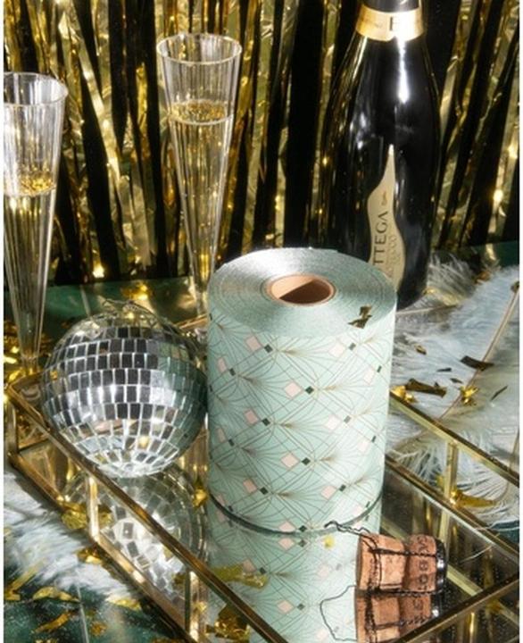 Immagine prodotto Framar Cheers Embossed Roll Foglio di alluminio per capelli per l'illuminazione media 320 ft Gatsby