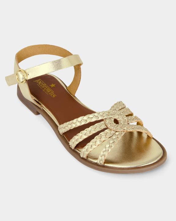 Produktbild Joe Browns Boho Flat Sandals with Pleated Crossover Strap (41)