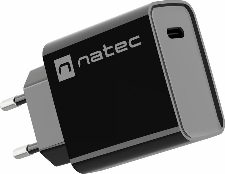 Genesis Natec ładowarka Sieciowa Ribera USB-C 20w Power Delivery Czarna Nuc-2060 (20 W)