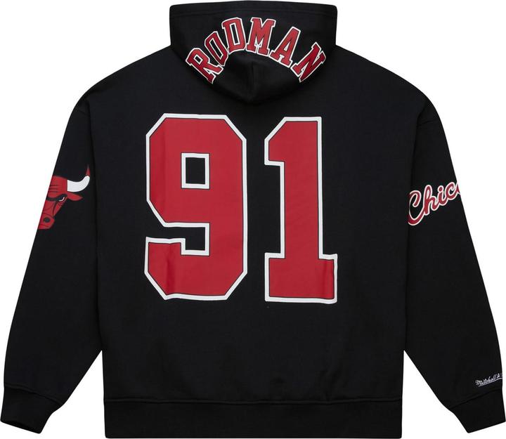 Produktbild Mitchell & Ness M&N Oversized Zip Hoody - Chicago Bulls Dennis Rodman - XXL (XXL)