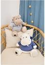 Productafbeelding Doudou et Compagnie Nijlpaard, wit met sweatshirt 45cm (45 cm)