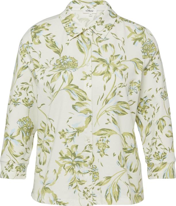 Immagine prodotto s.Oliver Elastische Jersey-Bluse mit 3/4-Ärmeln (42)