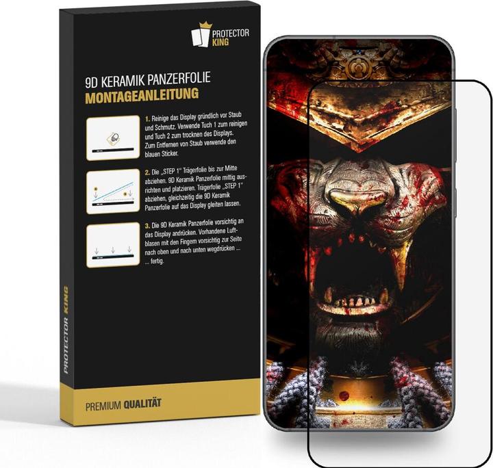 Produktbild Protectorking 2x Ceramic-Glass Full Cover HD Klar (2 Stück, Samsung Galaxy A54 5G)