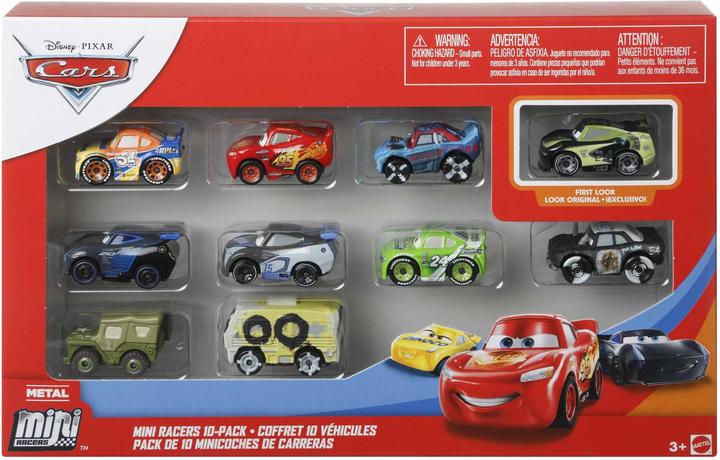 Image du produit Mattel Assortiment de 10 Mini Racers Disney Pixar Cars
