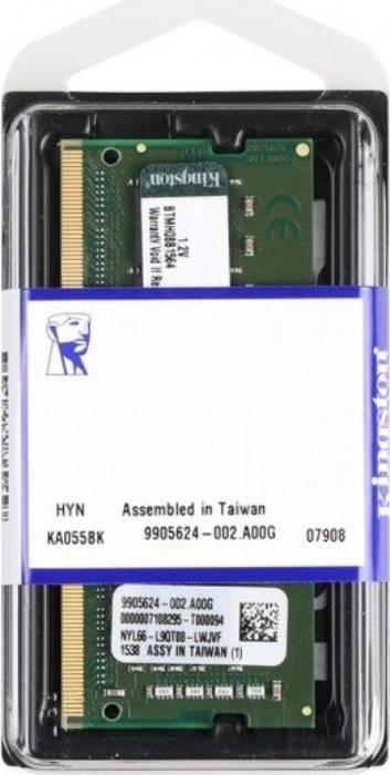 Immagine prodotto Kingston KCP426SS8/8 (1 x 8GB, 2666 MHz, DDR4-RAM, SO-DIMM)