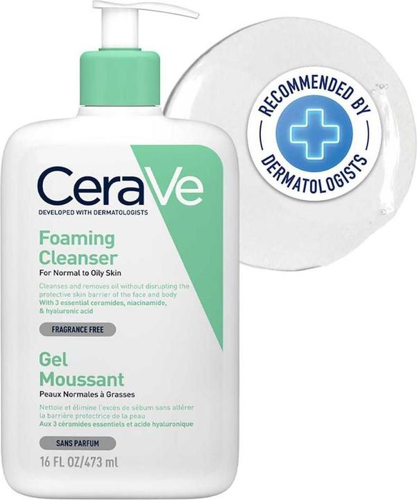 Actual product image CeraVe Foaming cleansing gel (Cleansing Foam, 473 ml)