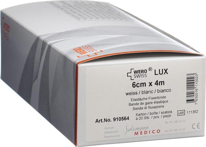 Actual product image Wero Swiss Lux Elastic Fixation Bandage white