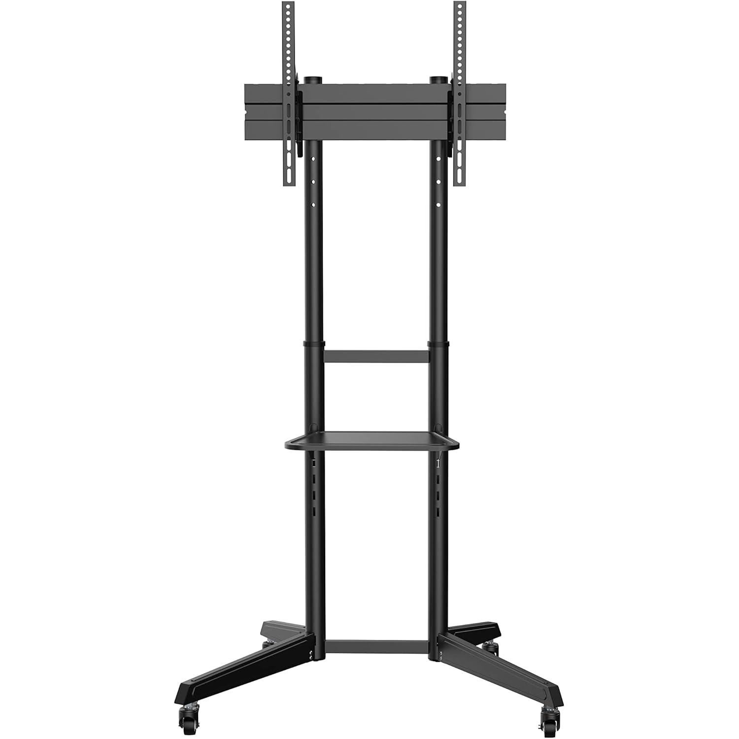 Superior Supporto TV 37"-70" Pro Da Pavimento 50kg SUPSTV022 (50 kg, 37" - 70"), Piedistallo TV, Nero