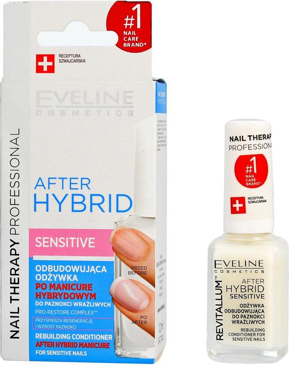 Eveline Revitallum After Hybrid Sensitive restorative conditioner for sensitive nails 12ml (12 ml)