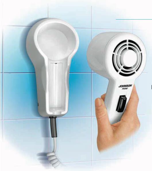 Produktbild Johnson HOTEL Haartrockner 1000 W Weiss (1000 W)