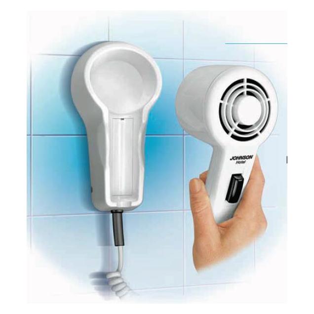 Johnson HOTEL Haartrockner 1000 W Weiss (1000 W) (HOTEL)