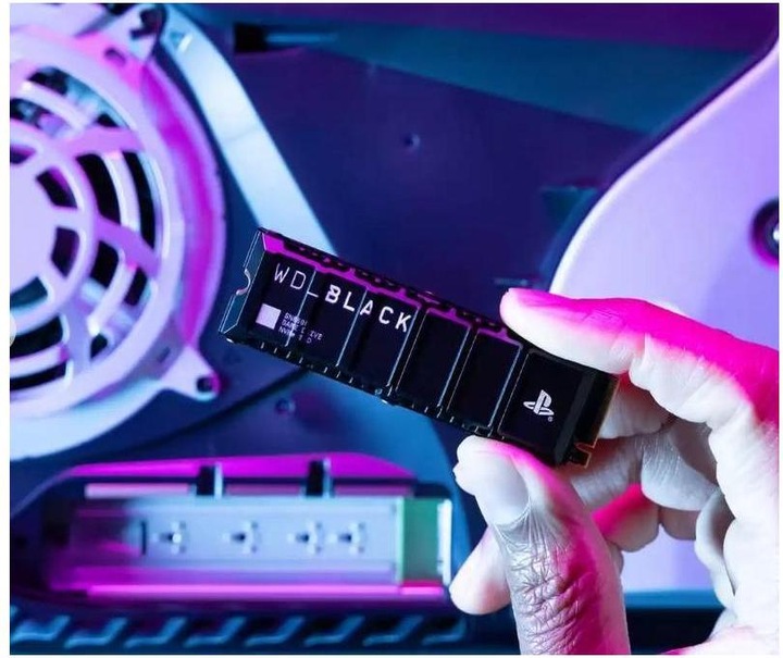 Produktbild WD Black SN850P mit Heatsink für PS5 (1000 GB, M.2 2280)
