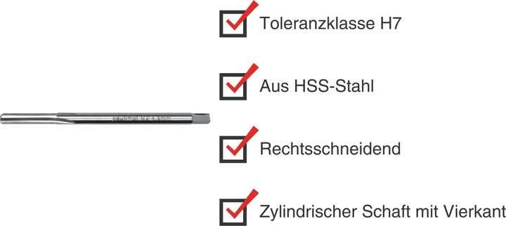 Etichetta energetica Paulimot HSS-Handreibahle 4,5 mm Passung H7 (4,5 millimetri)