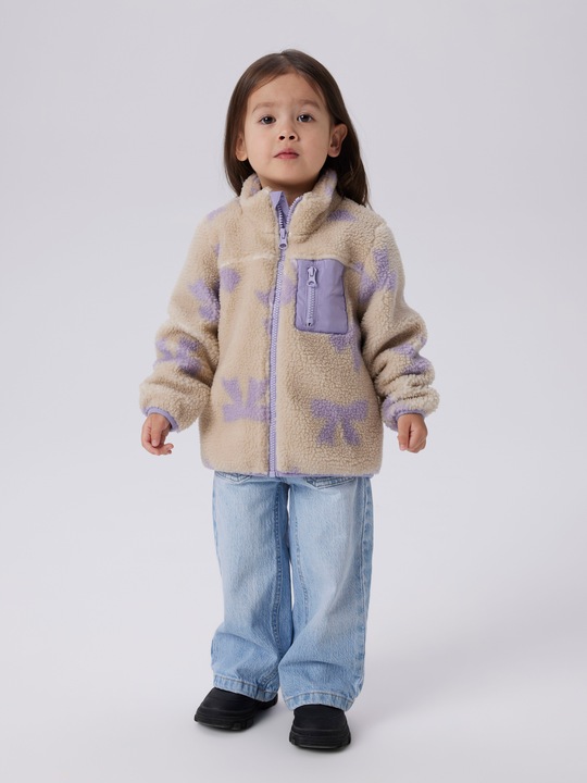 Produktbild Name it Schleife Teddyjacke (116)