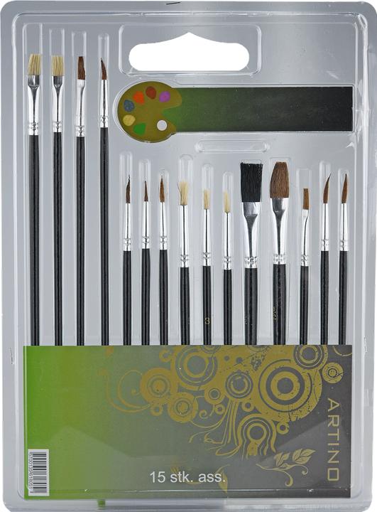 Winsor & Newton Penselst i blister 15ass.