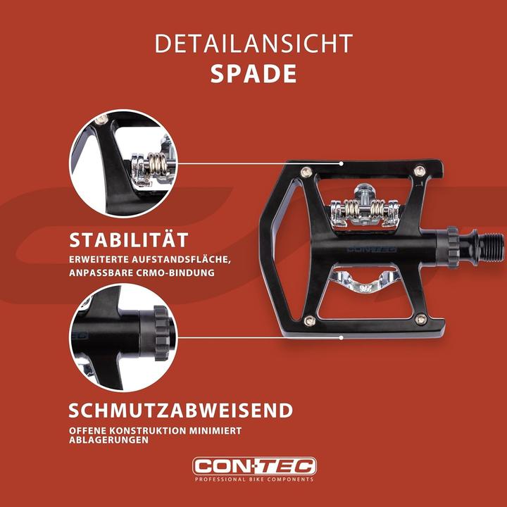 Image du produit Contec Pédale de système de VTT Trail Spade