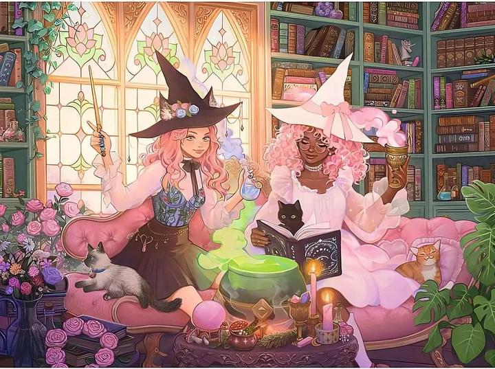 Produktbild Ravensburger Puzzle Enchanting Library 200p (200 Teile)