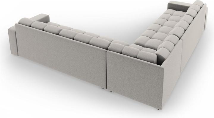 Actual product image CXL by Christian Lacroix Symmetrical Corner Sofa, "Yohan", 5 Seats, 236x236x72 Made in Europe (Corner sofa)