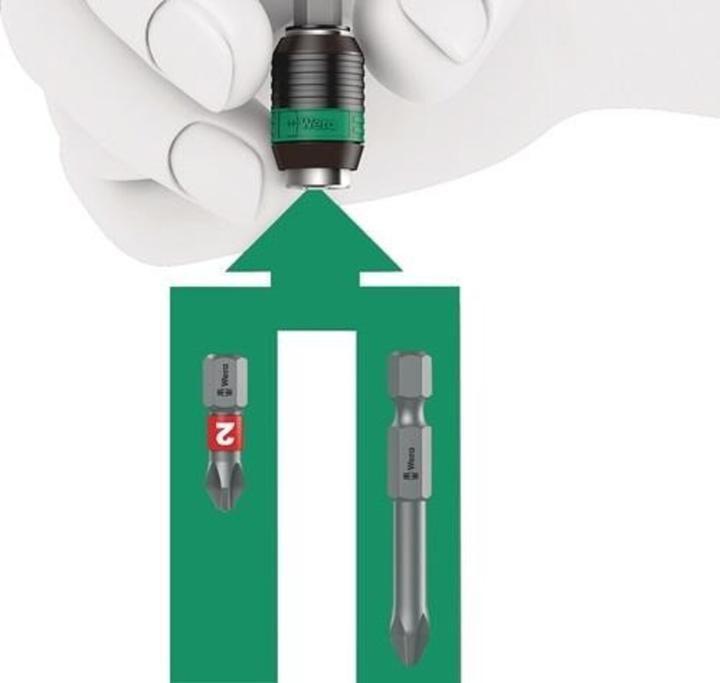 Actual product image Wera 826 T Kraftform Turbo (1/4")