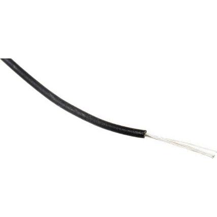 Rs Pro, Kabelleitung, UL11028 Hook-up wire 26AWG Black 100m (100 m)