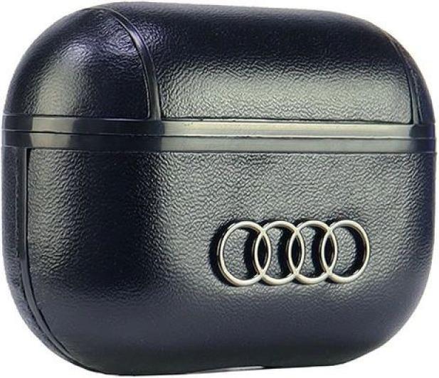 Produktbild Audi Leather Big Logo AirPods Pro 2 cover czarny/black AU-APP2-GT/D3-BK (Kopfhörer Hülle)