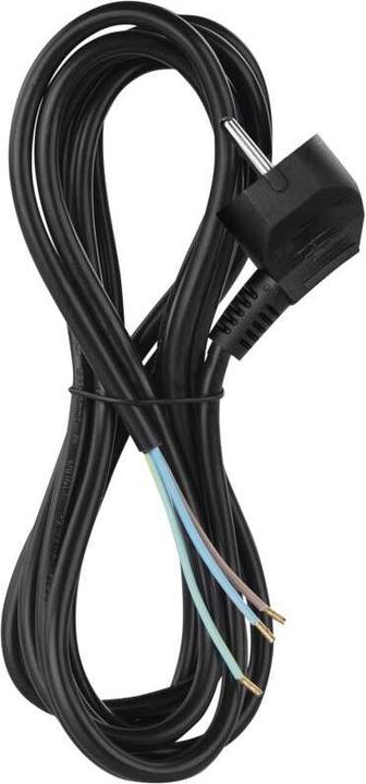 Actual product image Emos Mains cable PVC 3x 0.75mm2, 3m, black (3 m)