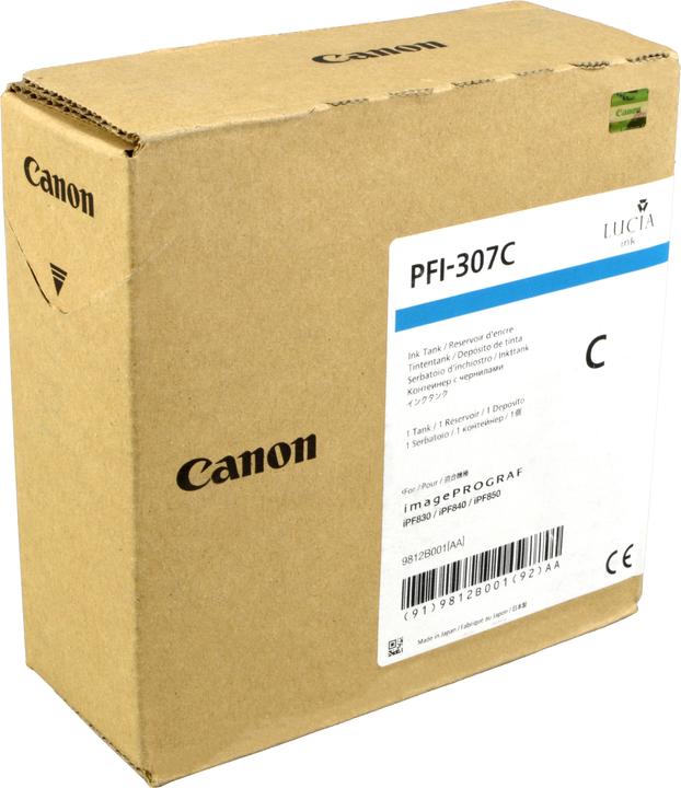 Produktbild Canon Tinte Large Format cyan Orig.Nr. PFI-307C (C)