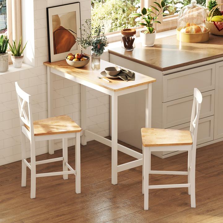 Image du produit Homcom Table de bar (108 x 48 x 91 cm)