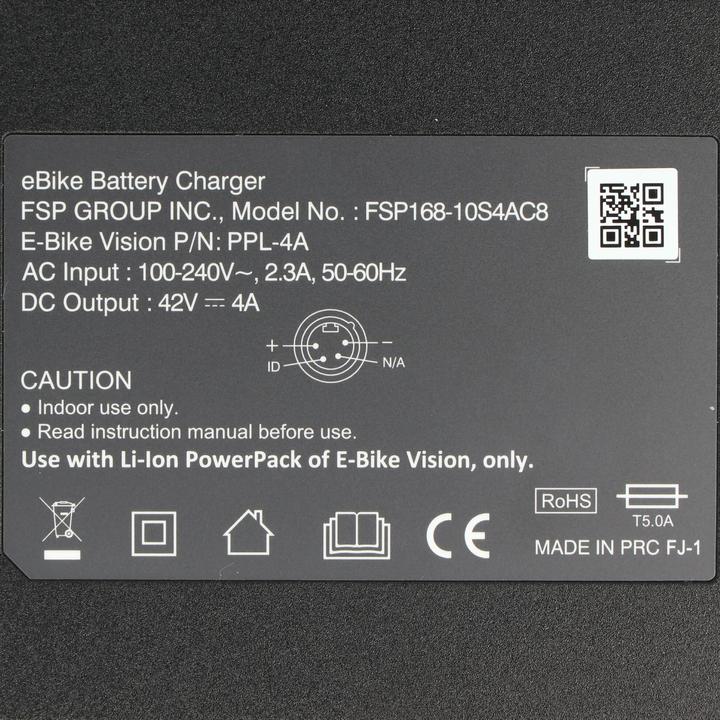 Produktbild E-Bike-Vision Schnell-Lader 4A / 36V (E-Bike Ladegerät)