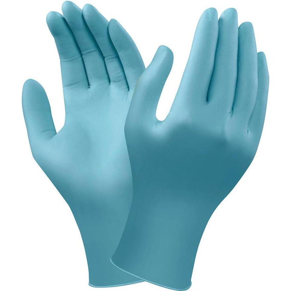 Ansell, Schutzhandschuhe, Gummihandschuhe, blau, L (8.5, L)