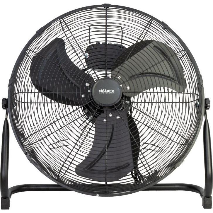Volten Volteno Ventilatore Circolatore a Pavimento Nero 200w, Ventilatore, Nero