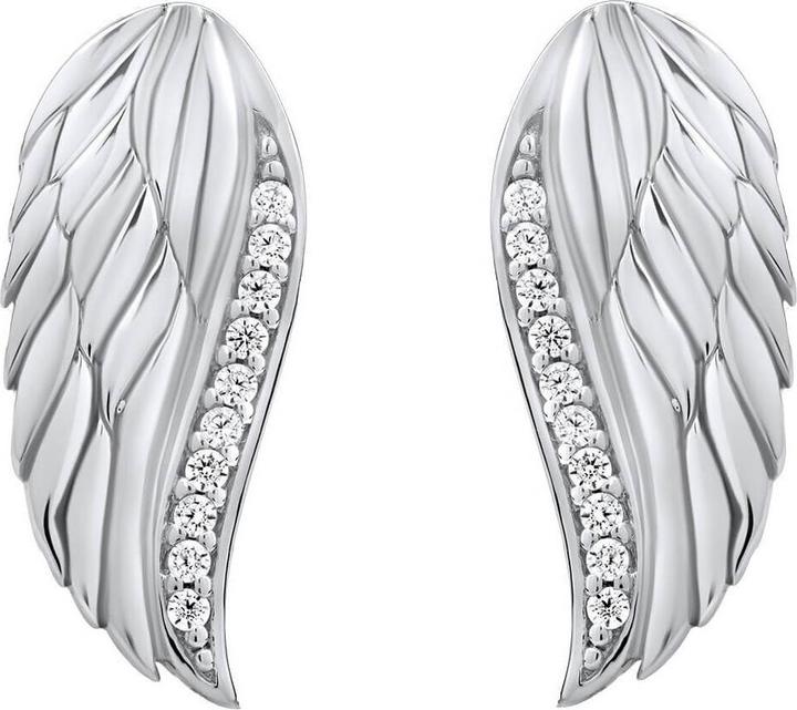 Produktbild Silvego Glittering silver earrings Angel wings with zircons Lasha FW10187E (925 Sterling Silber)