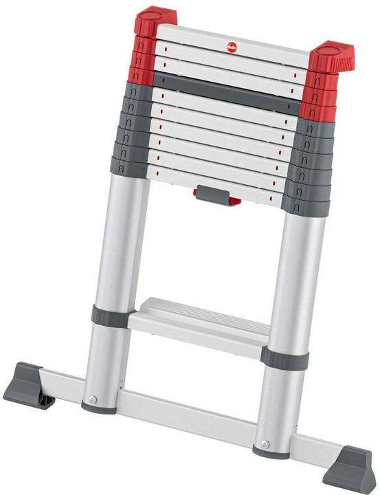 Hailo Flexline Teleskopleiter T100 11 Stufen (Single ladder, Stepladder, 300 cm)