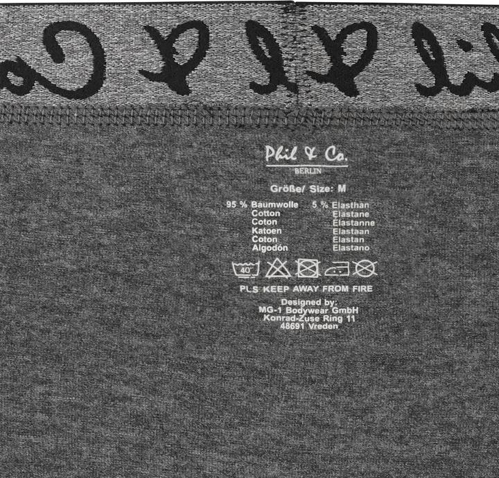 Actual product image Phil & Co. Berlin Retro shorts 8-pack jersey (XL, pack of 8)