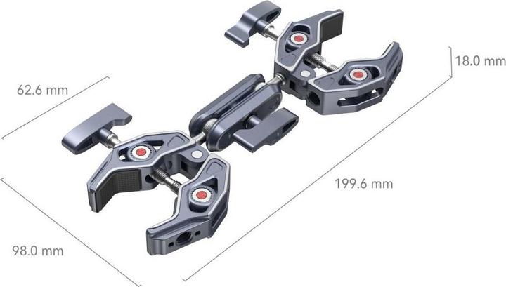 Productafbeelding SmallRig 4103 Superklem Met Dubbele Krabvormige Klemmen