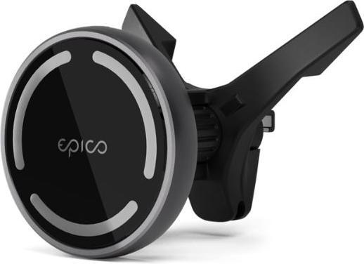 Produktbild Epico Magnetic Wireless Car Charger (MagSafe compatible) 15W/10W/7,5W + 18W QC (USB-C)