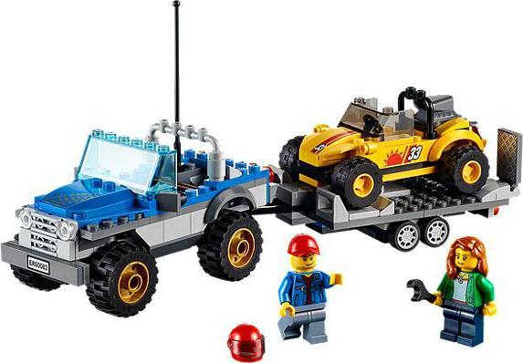 Produktbild LEGO Strandbuggy mit Allrad Geländetransporter (60082, LEGO City)