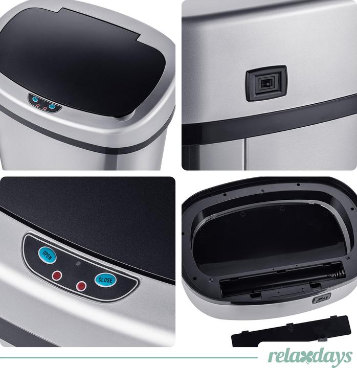 Produktbild Relaxdays Sensor-Mülleimer (50 l)