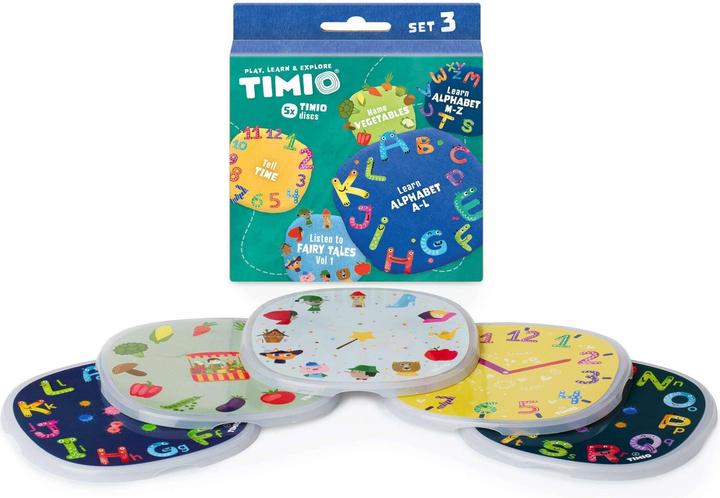 Actual product image Timio Audio Disc Set 3 (Chinese, Dutch, English, French, German, Italian, Portuguese)