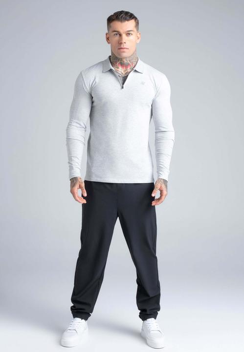 Produktbild Siksilk Langarmpolo Longlseeved Zip (L)