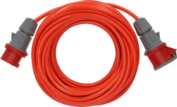 Actual product image Brennenstuhl Power Extension Cable Red 2 (25 m, CEE)