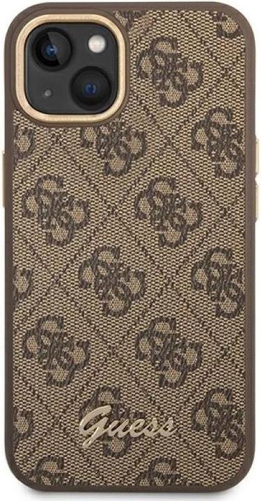 Immagine prodotto Guess GUHCP14MHG4SHW iPhone 14 Plus 6.7" brązowy/marrone custodia rigida 4G Vintage Gold Logo (Apple iPhone 14 Plus)