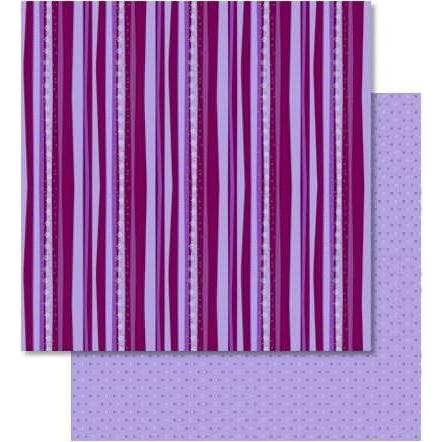 Ursus, Bastelpapier, Scrapbook Paper Winterzauber flieder/brombeer 12x12 Zoll VE=5 Blatt (5 x)