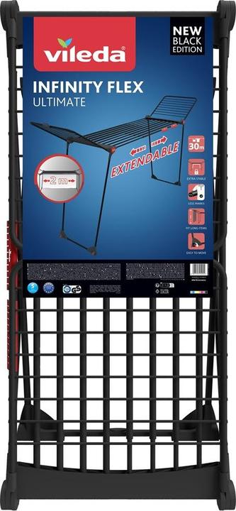 Produktbild Vileda Infinity Flex Ultimate Teleskop-Wäschetrockner (30 m)