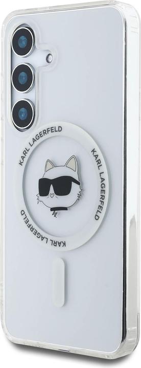 Image du produit Karl Lagerfeld HC Magnetic IML Metal Choupette Head case for Samsung Galaxy S25 Plus white (Samsung Galaxy S25+)