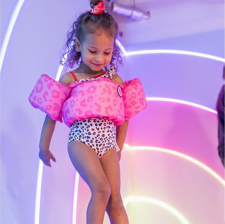 Image du produit Swim Essentials Bouée sangle 2-6 ans Léopard Rose