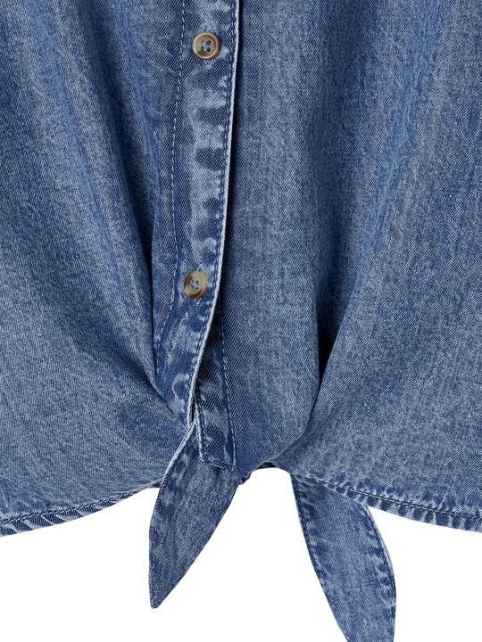Produktbild Vertbaudet Mädchen Jeansbluse zum Binden (92)
