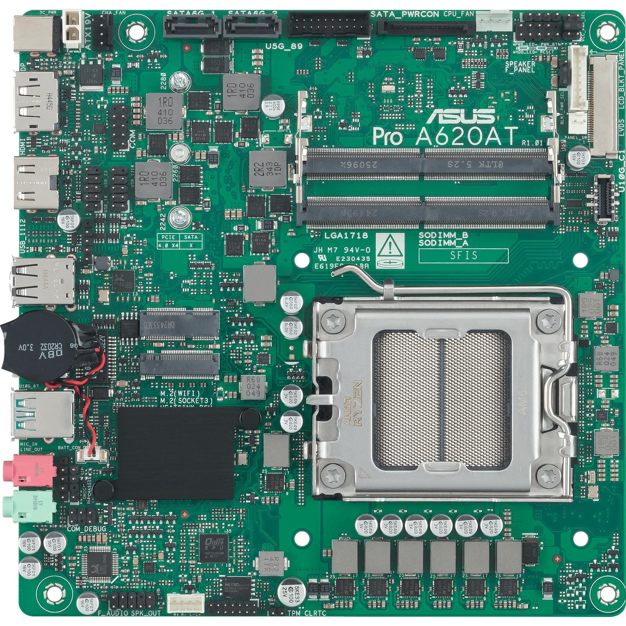 ASUS PRO A620AT-CSM (AM5, AMD A620, Mini-ITX), Mainboard