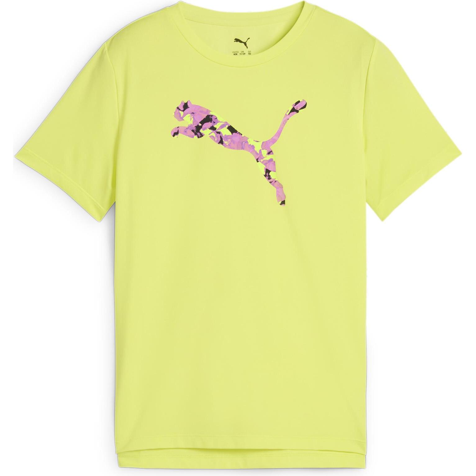 Thumbnail - Puma, Mädchen, Sportshirt, TAD ESS Cat Logo Graphic Tee G (152), Gelb, 152